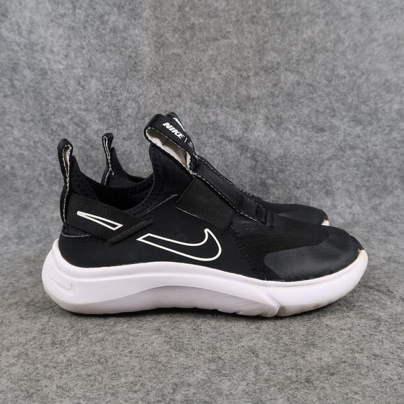 Nike Shoes Kids Toddler 12C Flex Sneaker Slip On Running Play Active Black White - Picture 1 of 11